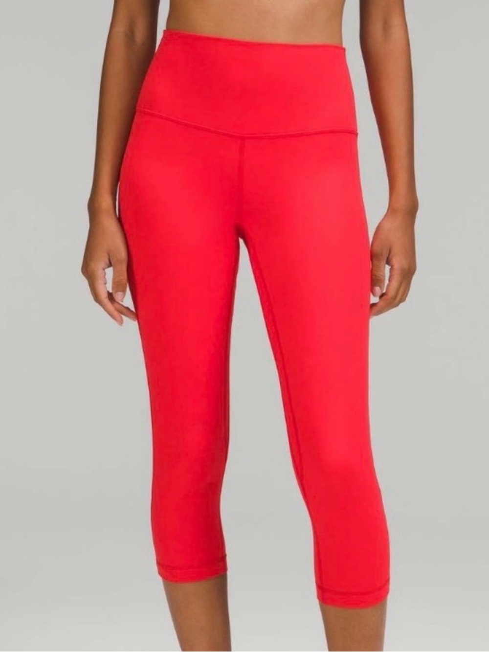 lululemon athletica double align Red High-Rise Leggings. Buttery soft. EC!